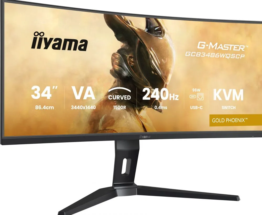 Afbeeldingen van iiyama G-Master GCB3486WQSCP-B1 Golden Phoenix 
